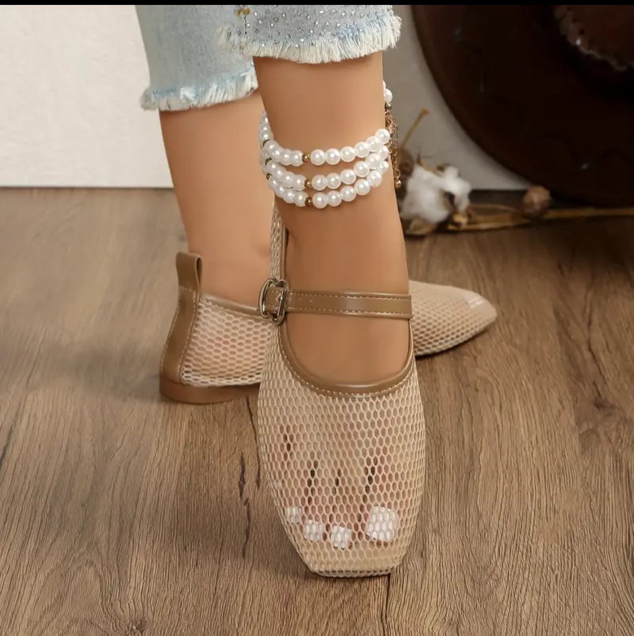 IMG_6887 Khaki Ballerina Flats