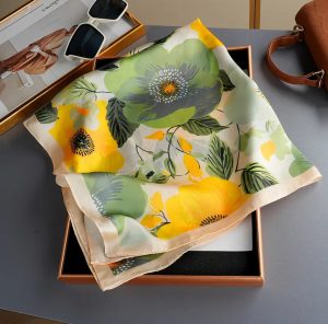 Green Vintage Scarf