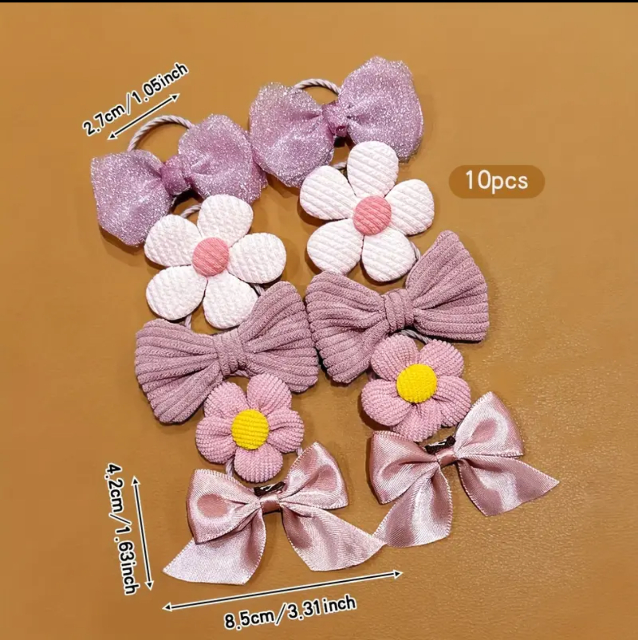 IMG_7909 Hair Bow Set (10pcs) - Image 3